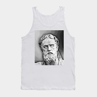 Xenophon Black And White Portrait | Xenophon Artwork 2 Tank Top